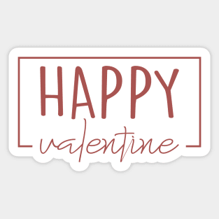 Happy Valentine Sticker